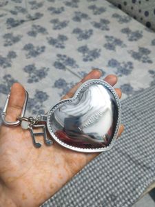 laneige Heart Shaped Keychain Mirror