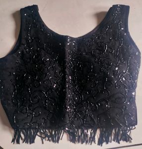 Party Wear Black Lehenga