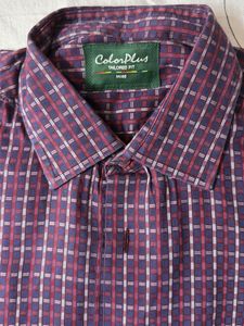 Color Plus Men's Tailored Fit Shirt