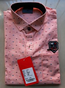 🌷New Partywear Peach Shirt- 10size