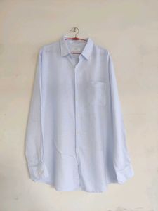 Light Blue Classic Fit Button-Up Shirt