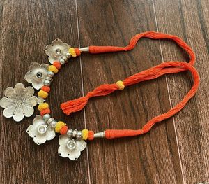 Statement Boho Floral Pendant Necklace