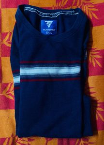 Teamspirit Men's Striped T-Shirt