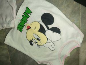 Baby Girl Disney Minnie &amp; Mickey Pants