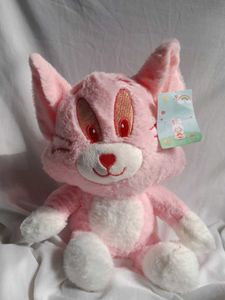 Tom And Jerry Pink Plush Cat Toy