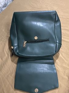 ❗️SALE❗️leather Green Handbag 👜
