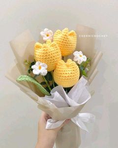 Handmade Crochet Flower Bouquet