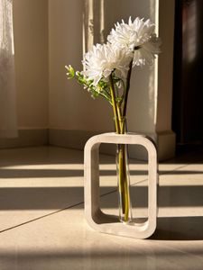 Modern Concrete with Glass Tube