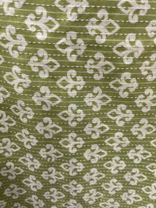 Green Printed Sleeveless Kurta