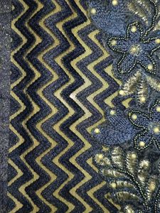Stylish Blue Printed Saree