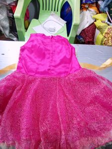 Cute Pink &amp; Gold Baby Dress 22