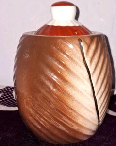 Decorative Ceramic Jar with Lid
