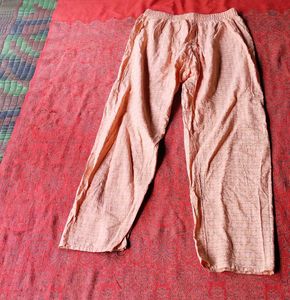 Peach Embroidered Kurta Set with Dupatta