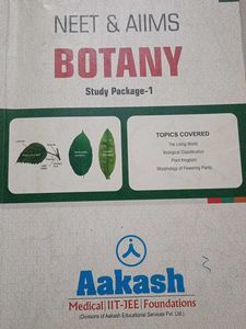 Aakash Botany Study Packages (NEET/AIIMS)