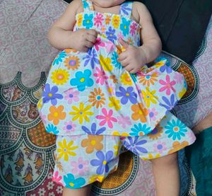Floral Baby Outfit - Adorable!
