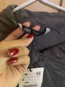 Zara Brand New Pure Satin Shirt
