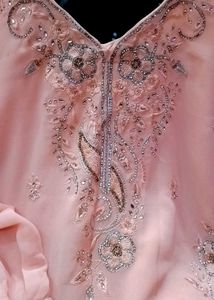 Peach Luxury Georgette Suit