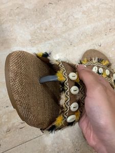 Boho Shell Slides