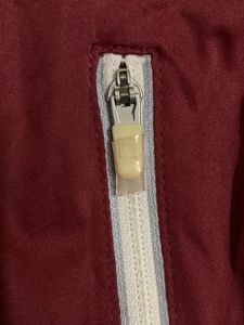 Fila Maroon Anorak Track Performance Jacket