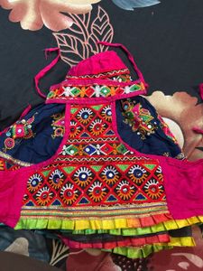 Embroidered Gujarati Chaniya Choli Top
