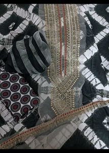 Embroidered Kurta Set with Dupatta
