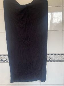 Black Flowy Maxi Skirt