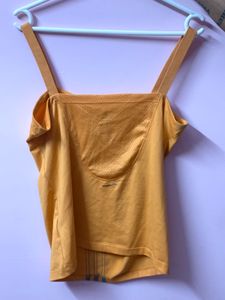 Adidas Orange Crop Top