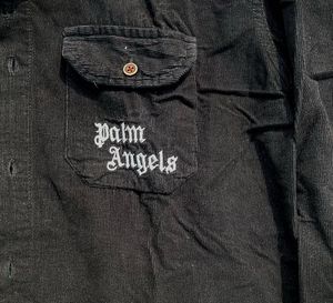 coat rise Palm Angels Black Shirt