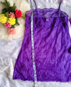 Victoria's Secret Violet Lace slip