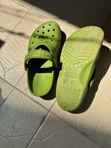 Lime Green Crocs