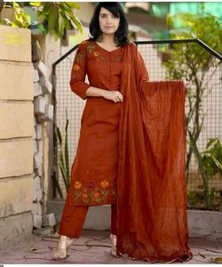 Stylish Embroidered Kurta Set with Dupatta