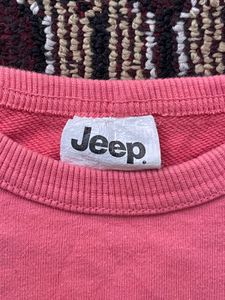 Jeep Adventure Guaranteed Vintage Pink Raglan Crew