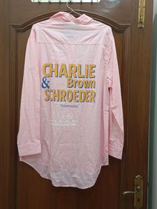 Chic Pink Button-Up Shirt