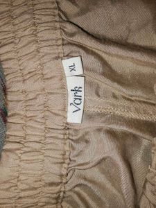 ❤️✨ VOTR Satin Beige Palazzo Pants XL | Soft &amp; Sty