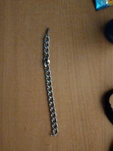 Chunky Silver Chain Bracelet for Man