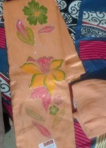 Designer Kurta Set with Floral Embellishments