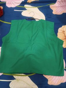 Women Green Vest - Stylish &amp; Versatile