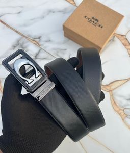 Coach New York Black Leather Belt