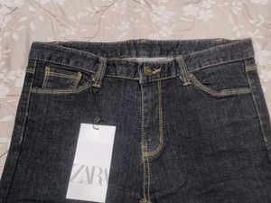 Black Straight Leg Jeans