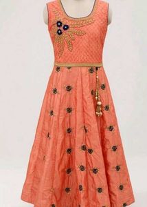 Elegant Peach Embellished Lehenga Choli
