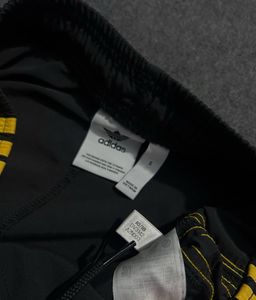 Adidas Unisex Track Pants Black/Yellow