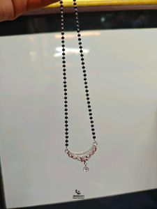 Pure Silver Elegant CZ Mangalsutra