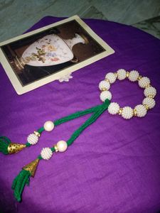 bracelet green 💚 trad work mogra look