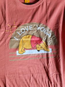 Cute Winnie the Pooh Yoga T-Shirt