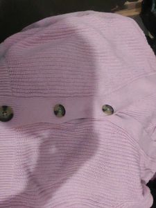 Pink Cardigan Sweater