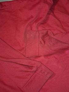 Red "Sporty Wear" Zip-Up Hoodie