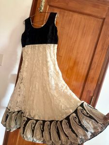 Elegant Lace Ethnic Anarkali Gown