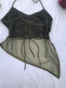 Y2k Assymetrical Chic top💚