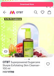 OT BT Skincare Product - New