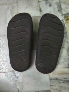 Comfortable Dark Brown Slides